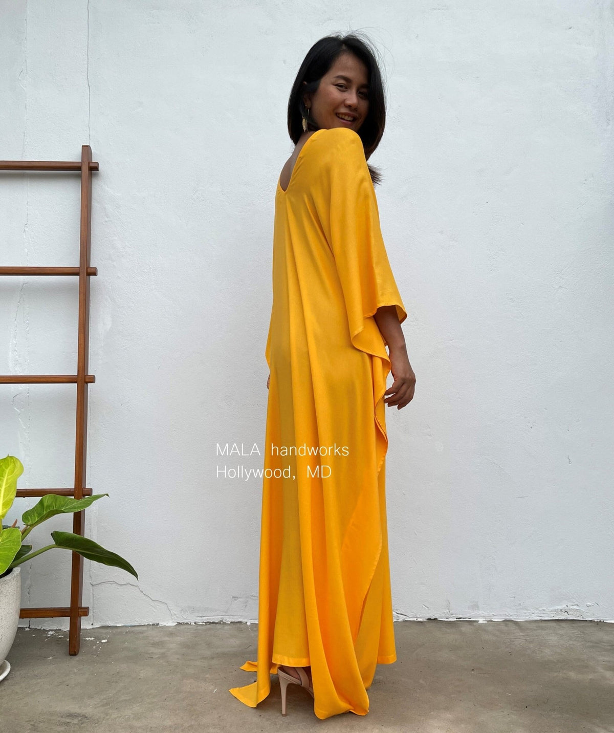 MALA handworks  Mala Kaftan in Yellow