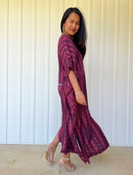 MALA handworks  Nora Kaftan in Purple Tie Dye