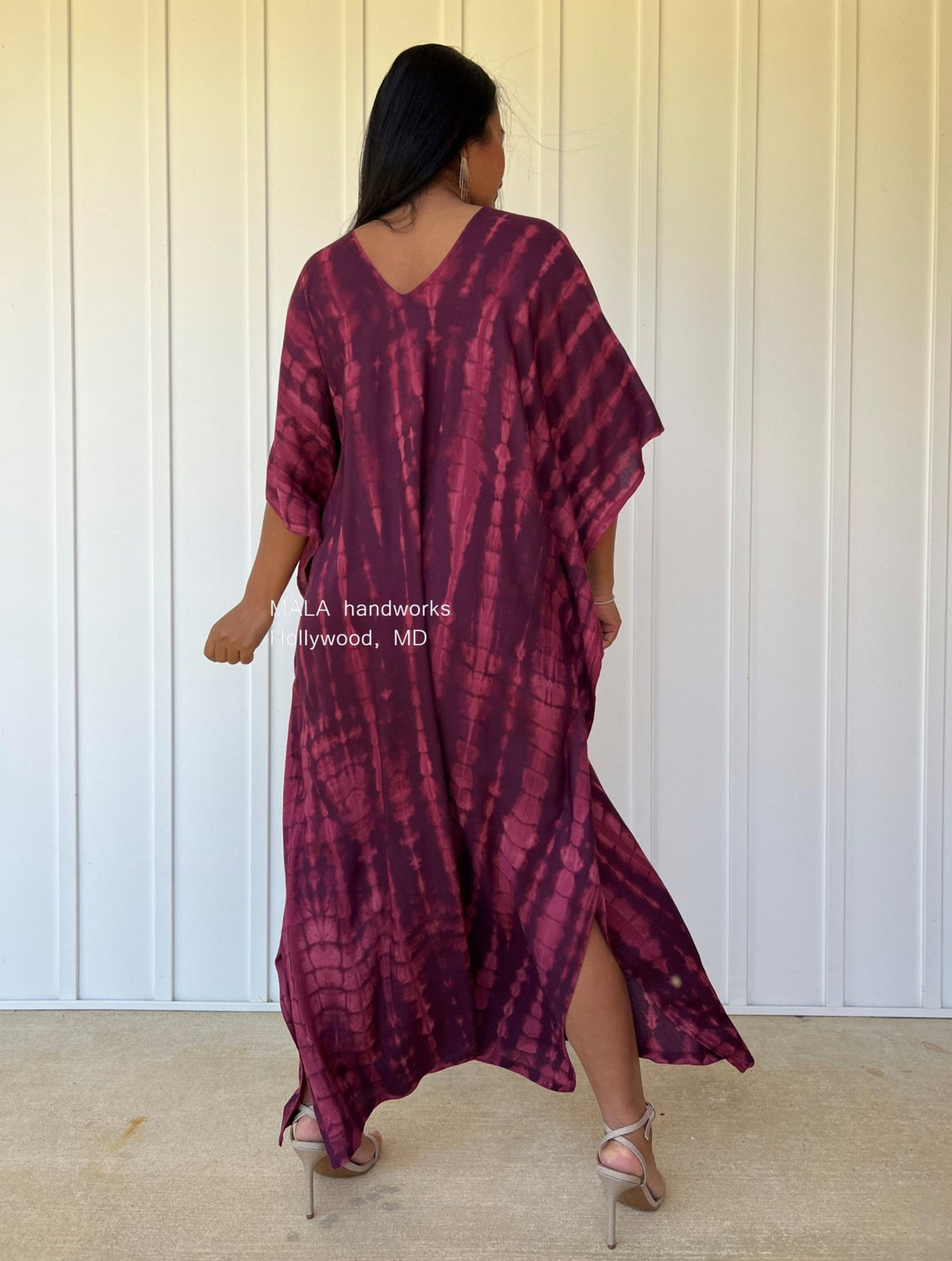 MALA handworks  Nora Kaftan in Purple Tie Dye
