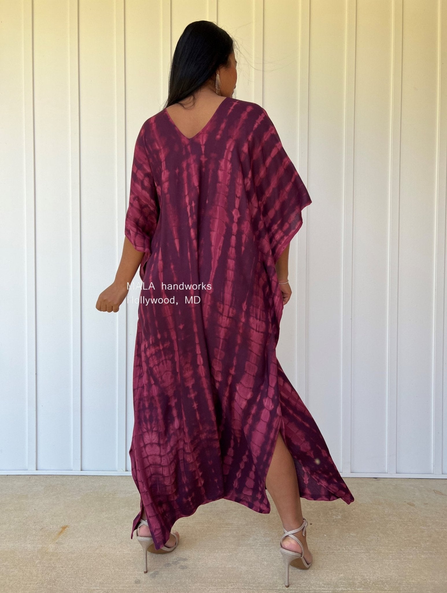 MALA handworks  Nora Kaftan in Purple Tie Dye