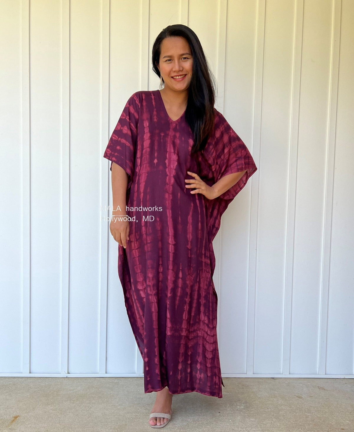MALA handworks  Nora Kaftan in Purple Tie Dye