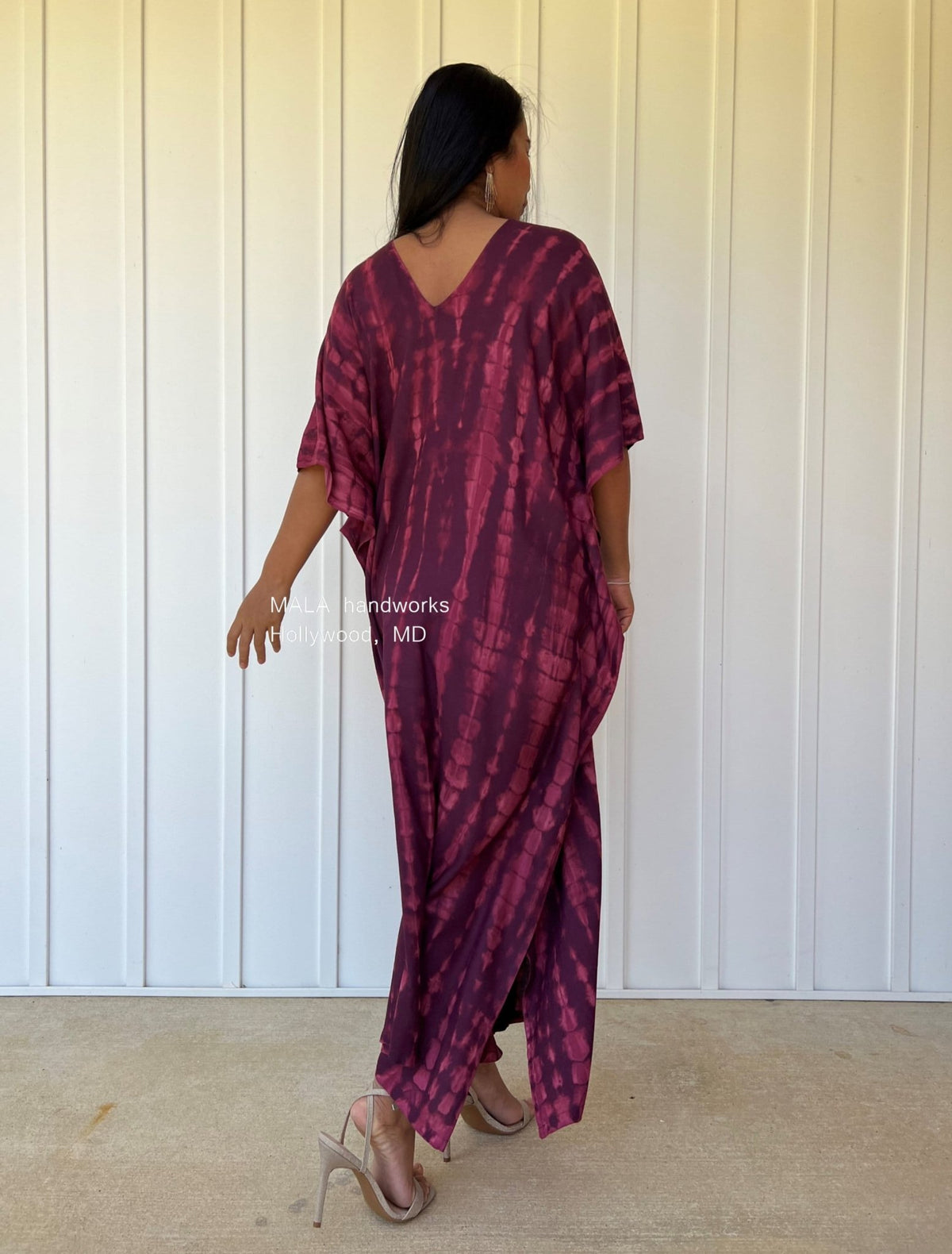 MALA handworks  Nora Kaftan in Purple Tie Dye