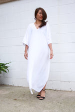 MALA handworks Nora Kaftan in White