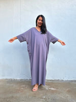 Mala Handworks Olivia Cotton Kaftan in Gray