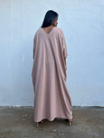 Mala Handworks Olivia Cotton Kaftan in Peach