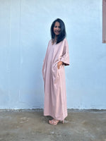 Mala Handworks Olivia Cotton Kaftan in Peach