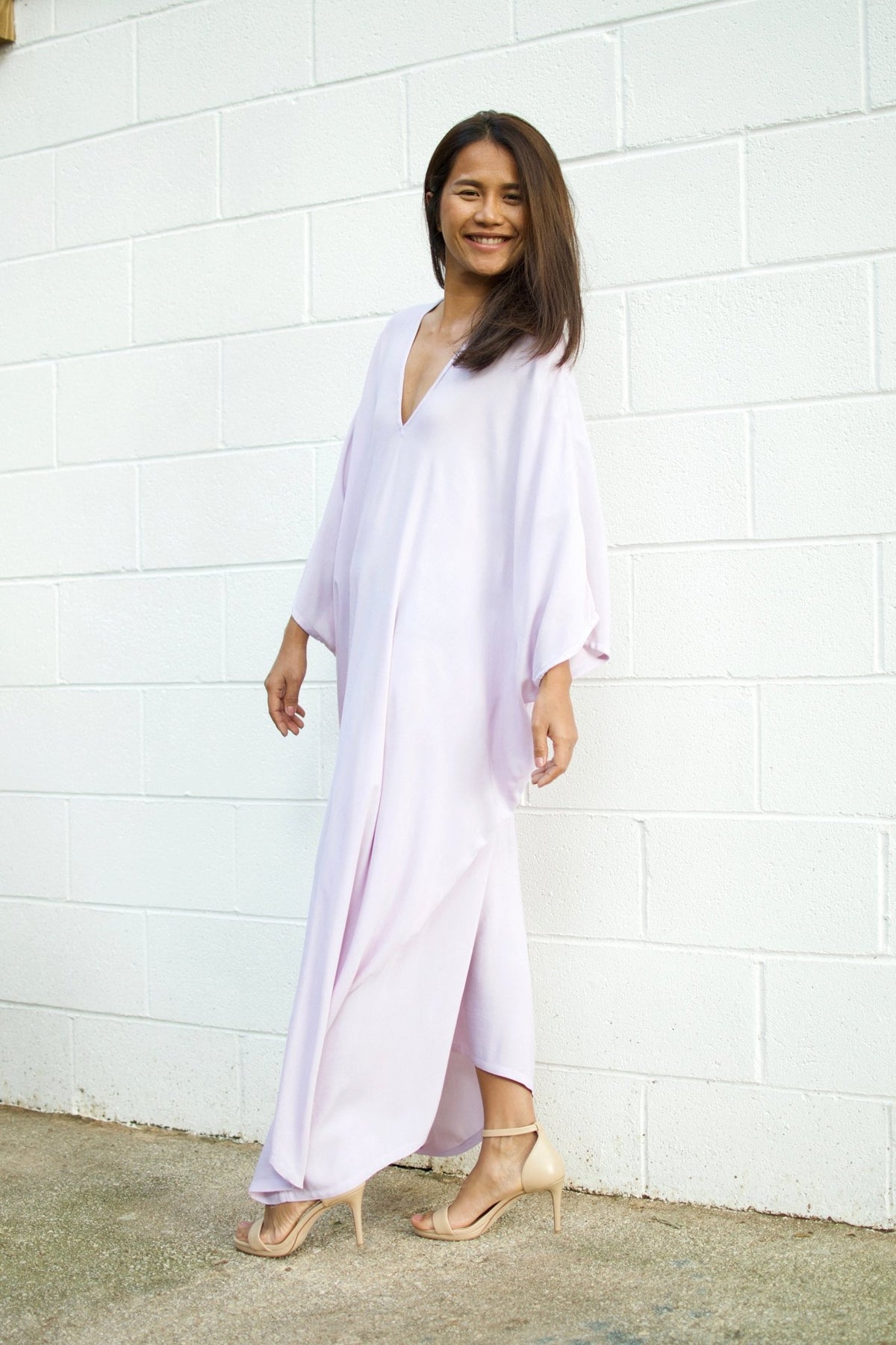 MALA handworks  Ruby Kaftan in Light Lavender