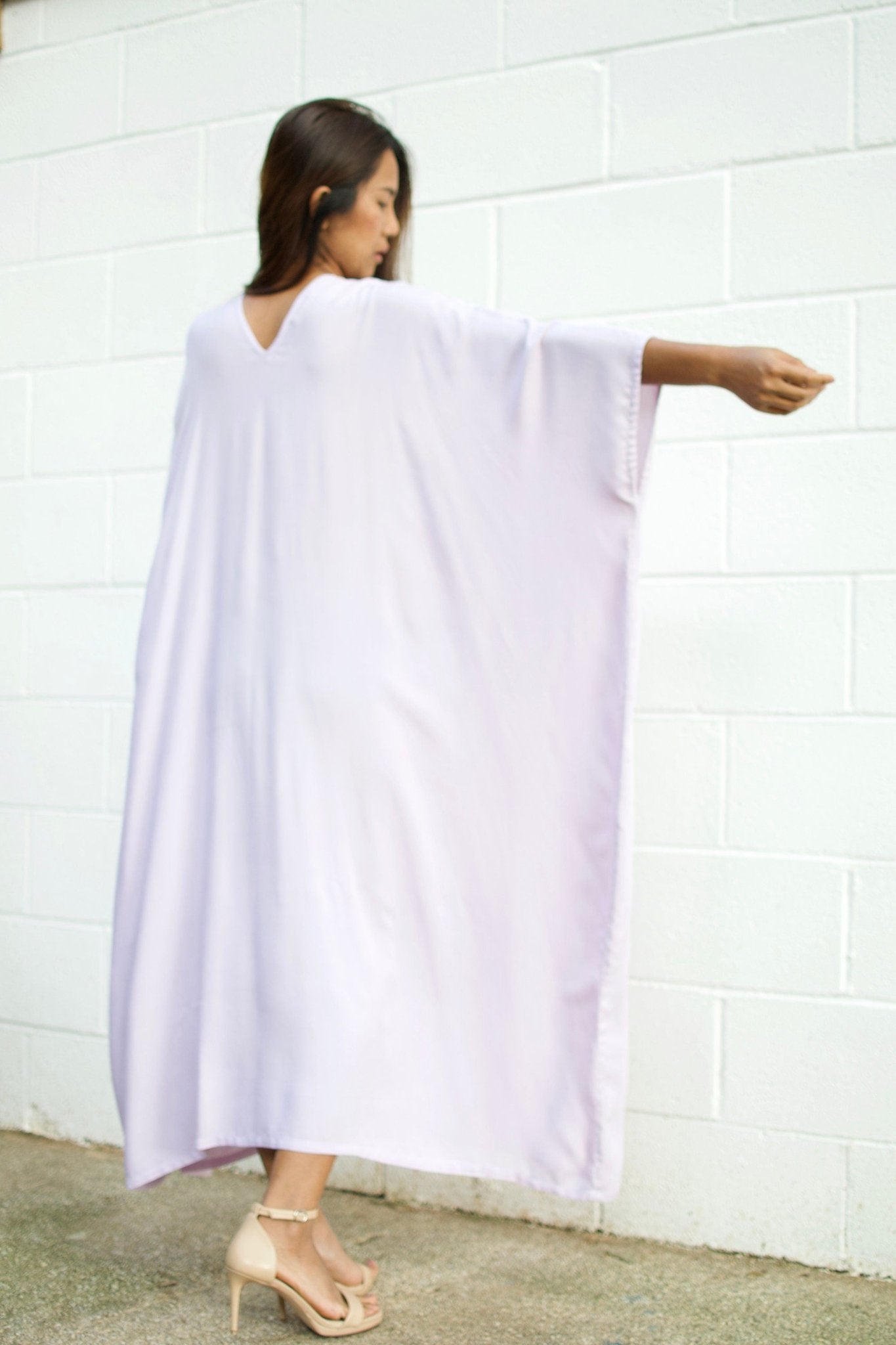 MALA handworks  Ruby Kaftan in Light Lavender