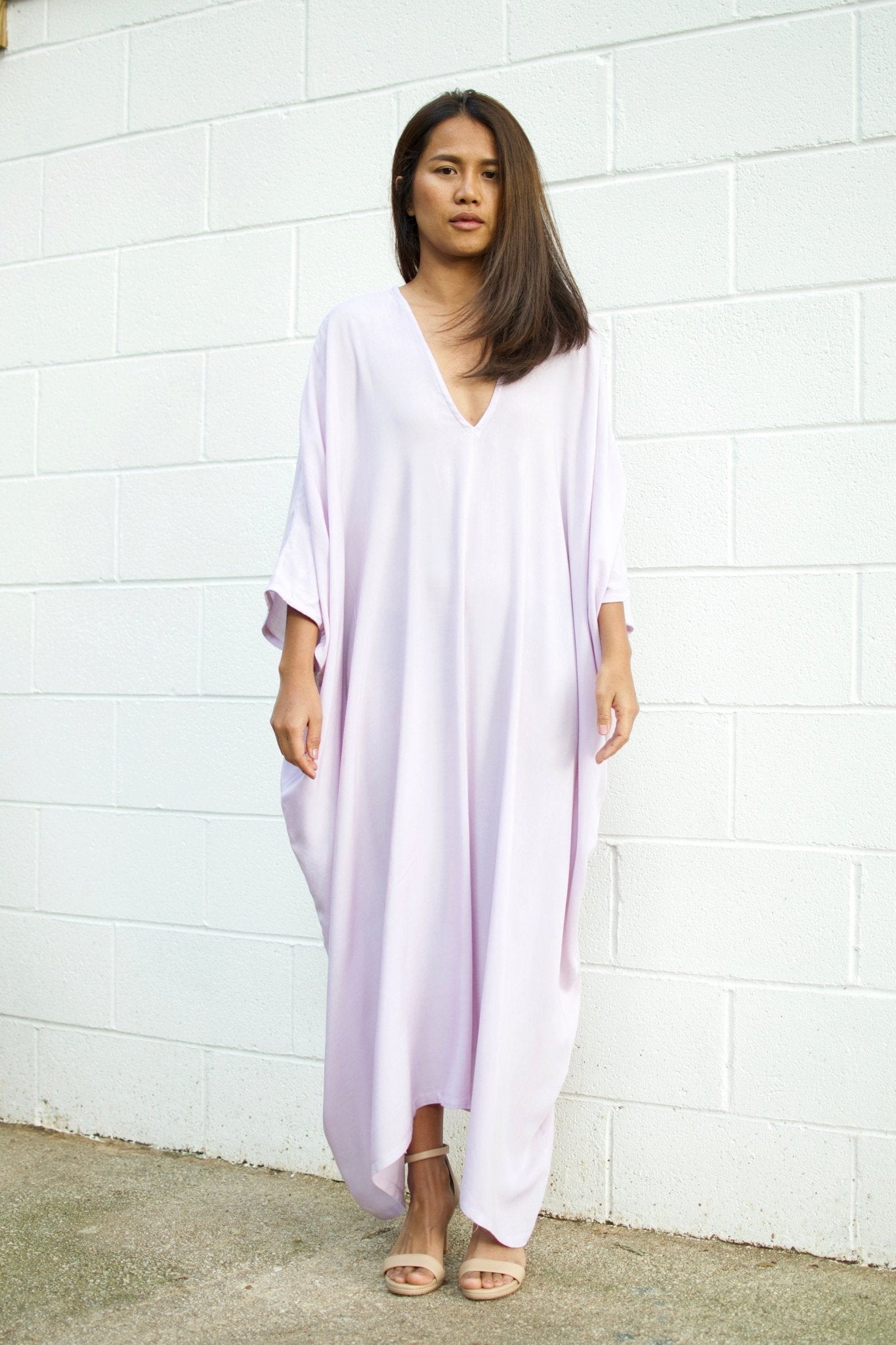 MALA handworks  Ruby Kaftan in Light Lavender