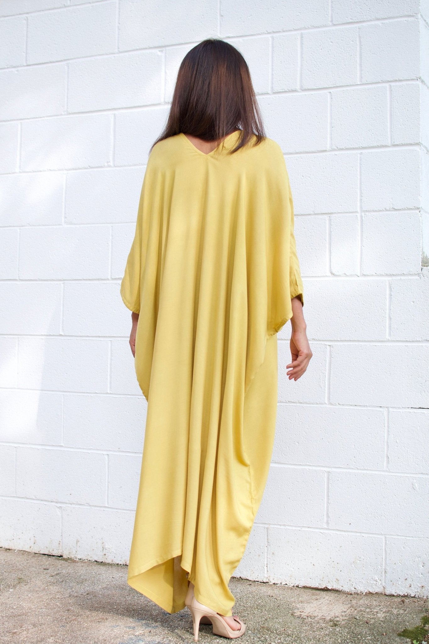 MALA handworks  Ruby Kaftan in Yellow
