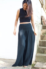 MALA handworks  Veda Wide Leg Pants in Black