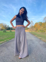 MALA handworks  41 Veda Wide Leg Pants in Earthy Gray