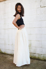 MALA handworks Veda Wide Leg Pants in Natural White