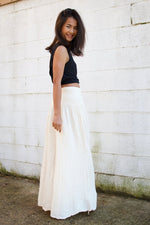 MALA handworks Veda Wide Leg Pants in Natural White