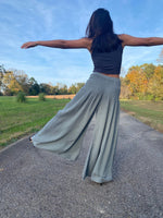 MALA handworks  Veda Wide Leg Pants in Sage Gray