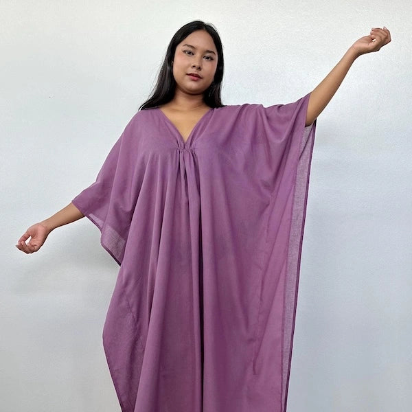 Cotton Kaftans for Women Breathable, Handmade & Size-Inclusive Mala Handworks Cotton Kaftans for Women Breathable, Handmade & Size-Inclusive Mala Handworks