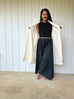 MALA handworks  Yara Robe Natural White Cardigan robe